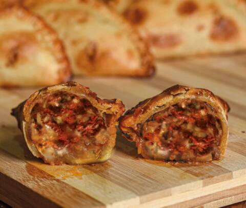 Spicy Chorizo & Mozzarella Empanada